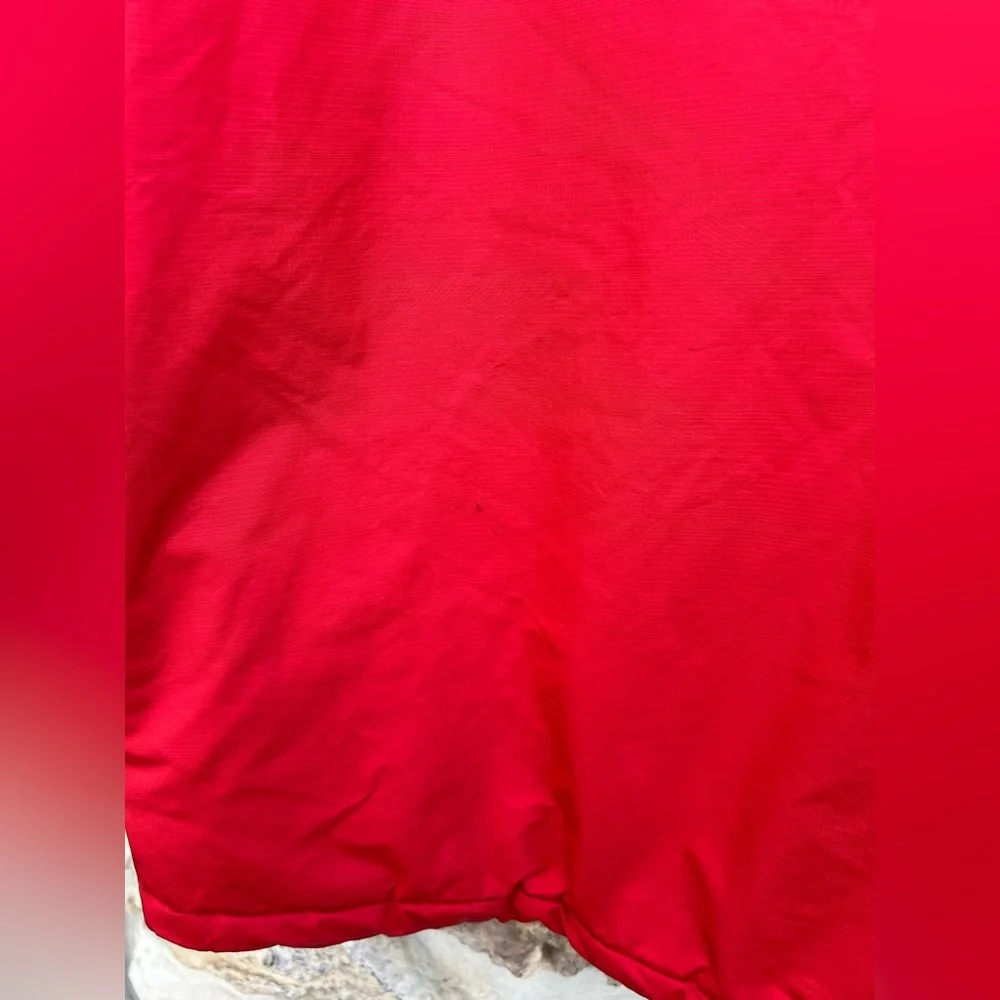 Columbia Mens Ski Jacket Sz L Red Omni Shield Insulated Outdoor Water Resistant